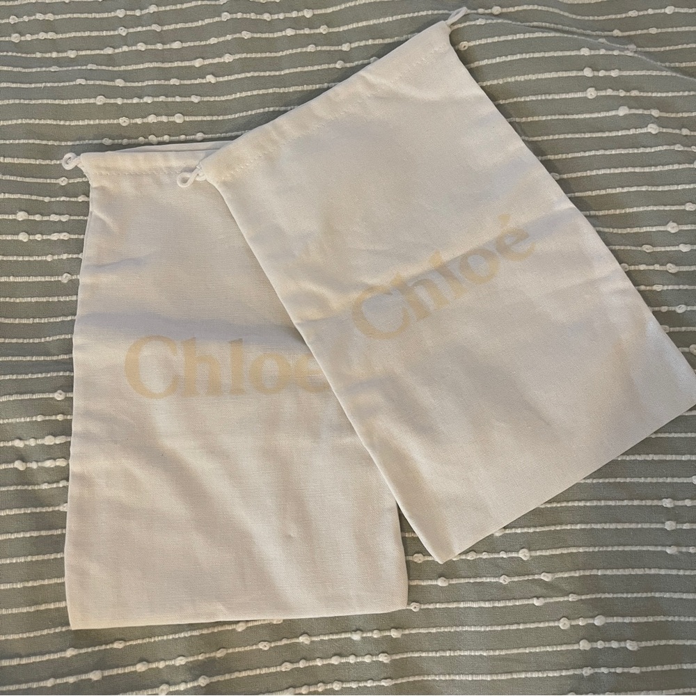 Chloe shoe dust bag bundle
